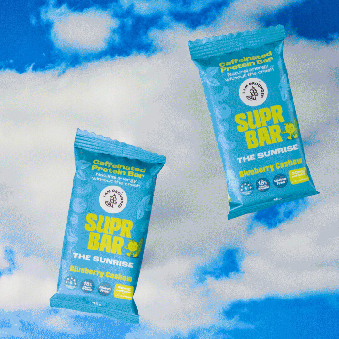 The Sunrise, Blueberry & Cashew, Caffeinated Protein Bar