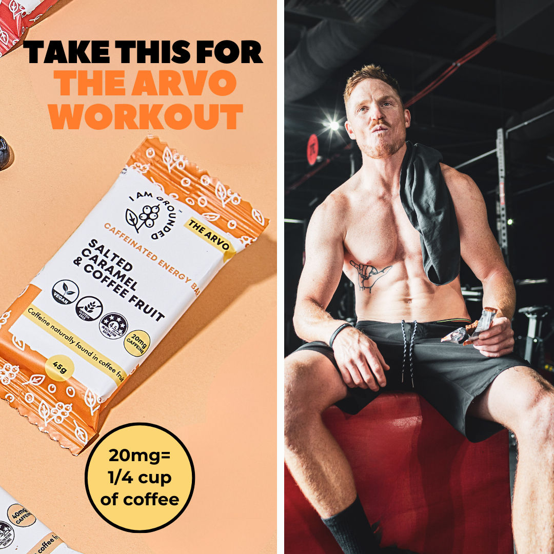 The Arvo, Salted Caramel, Caffeinated Protein Bar