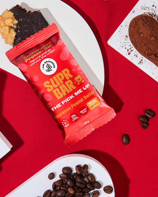 The Pick-me-up, Espresso & Peanut Butter, Caffeinated Protein Bar