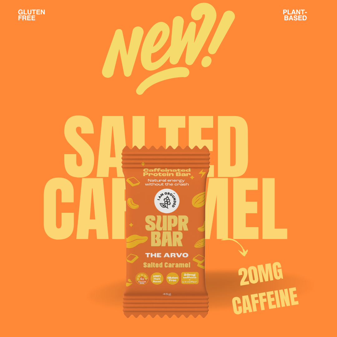 The Arvo, Salted Caramel, Caffeinated Protein Bar