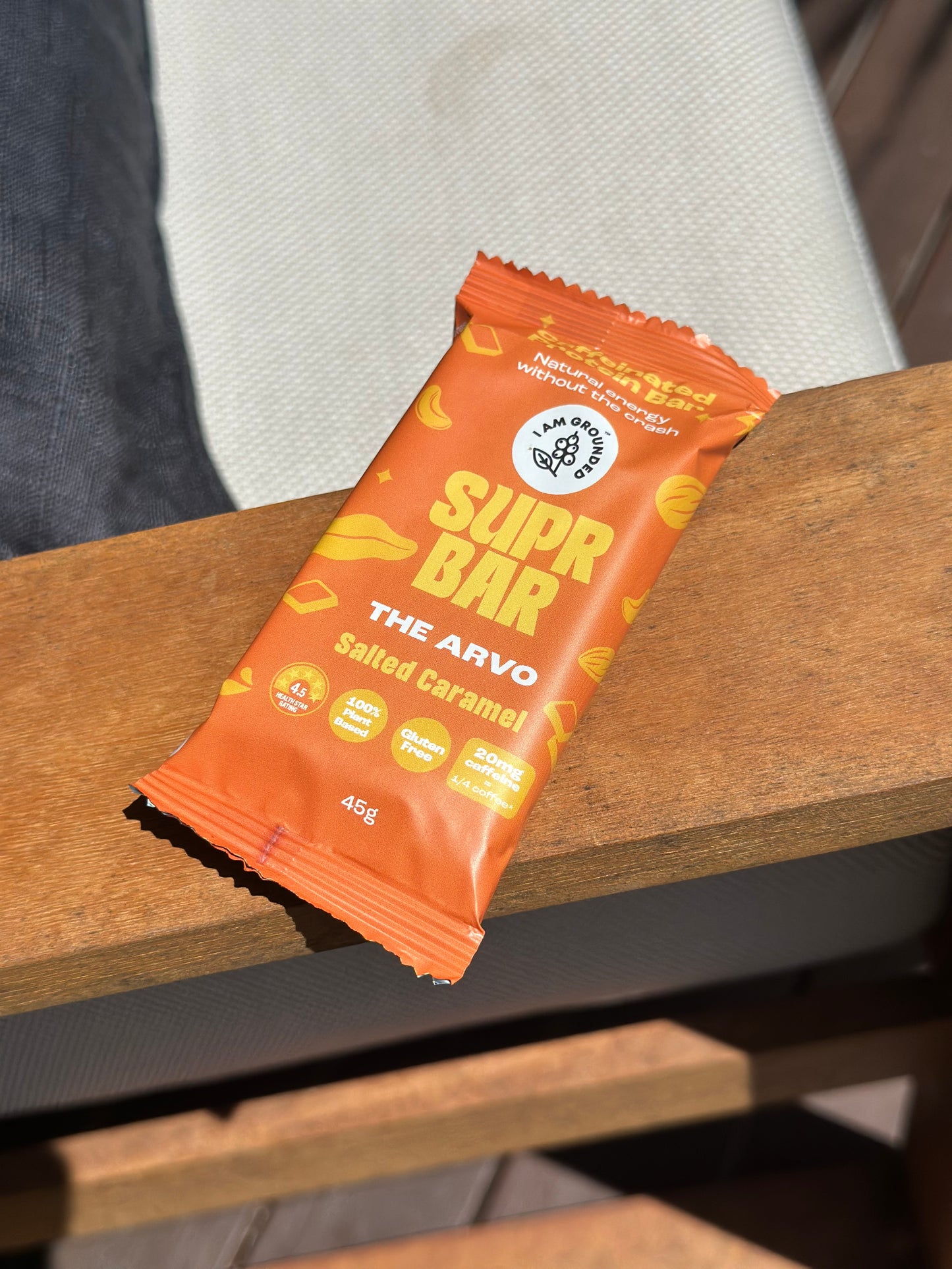 The Arvo, Salted Caramel, Caffeinated Protein Bar