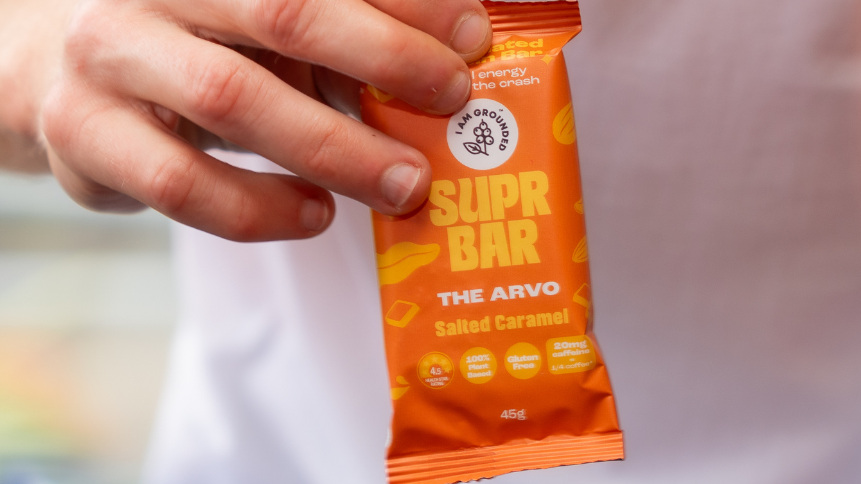 The Arvo, Salted Caramel, Caffeinated Protein Bar