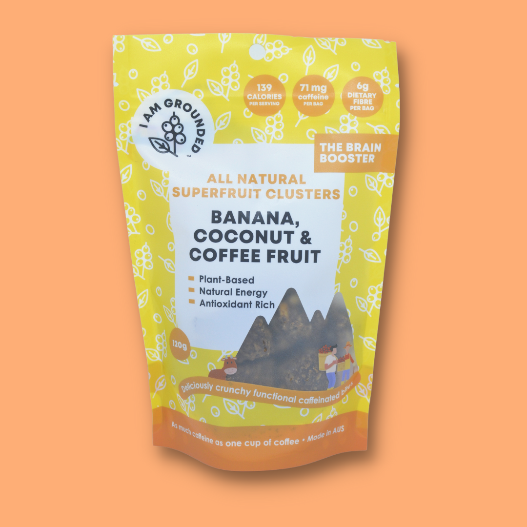 Banana, Coconut & Coffee Fruit Clusters (V)